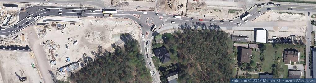 Zdjęcie satelitarne Błękitna ul.