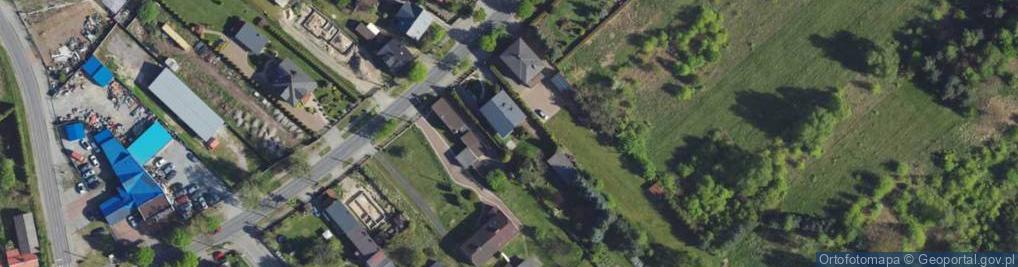 Zdjęcie satelitarne Blanowska ul.