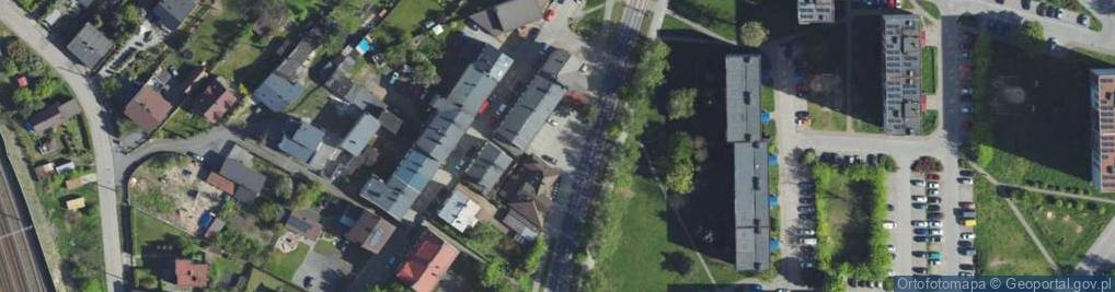 Zdjęcie satelitarne Blanowska ul.