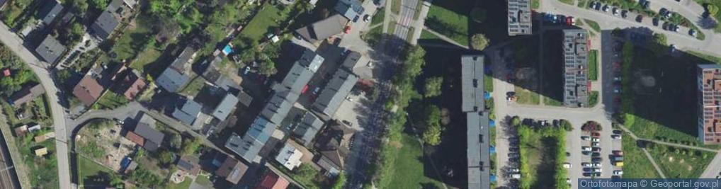 Zdjęcie satelitarne Blanowska ul.