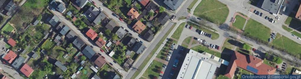 Zdjęcie satelitarne Blanowska ul.