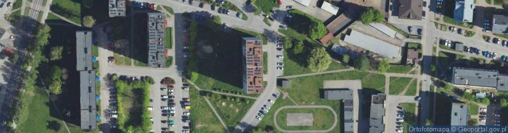 Zdjęcie satelitarne Blanowska ul.