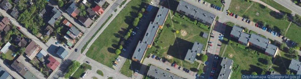 Zdjęcie satelitarne Blanowska ul.