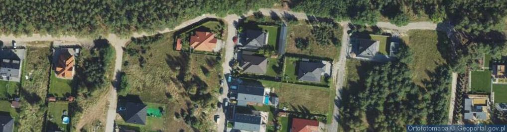 Zdjęcie satelitarne Błękitna ul.