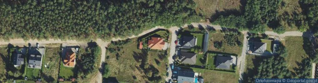 Zdjęcie satelitarne Błękitna ul.