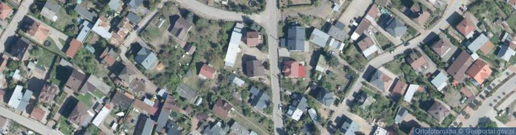Zdjęcie satelitarne Borki ul.
