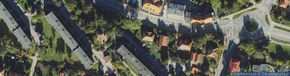 Zdjęcie satelitarne Bohaterów Warszawy ul.