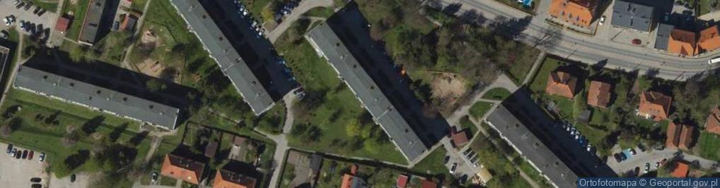 Zdjęcie satelitarne Bohaterów Warszawy ul.