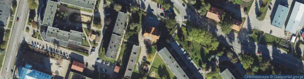 Zdjęcie satelitarne Bohaterów Warszawy ul.