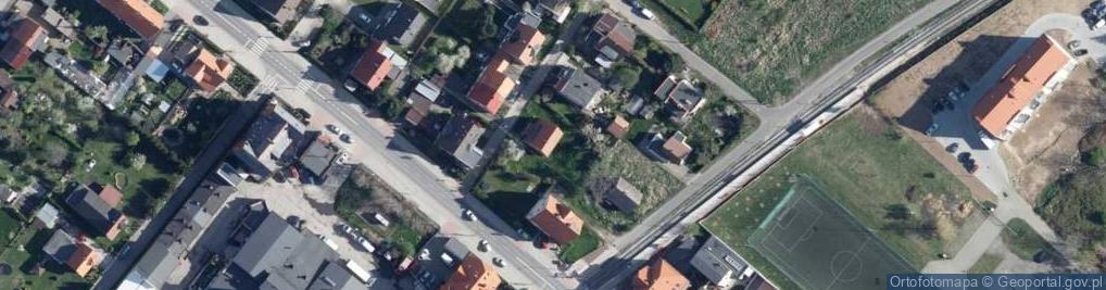 Zdjęcie satelitarne Bohaterów Getta ul.