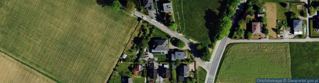 Zdjęcie satelitarne Borowików ul.