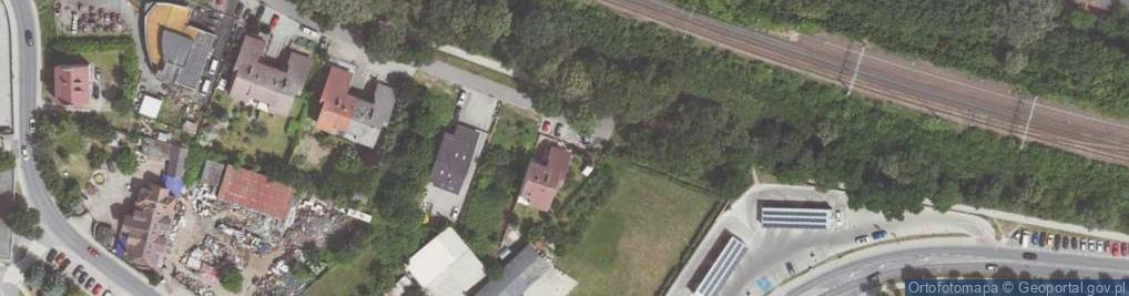 Zdjęcie satelitarne Bohaterów Getta ul.