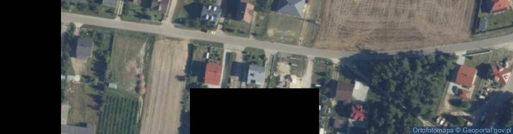 Zdjęcie satelitarne Borki-Paduchy ul.