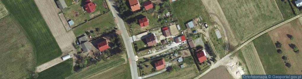 Zdjęcie satelitarne Borki ul.