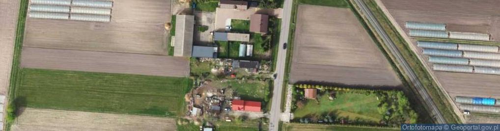 Zdjęcie satelitarne Borki ul.