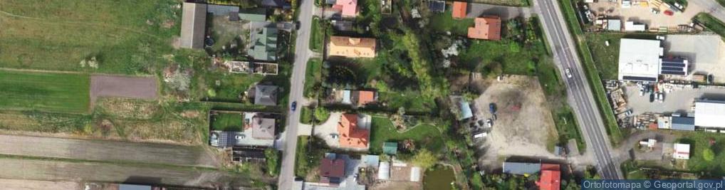 Zdjęcie satelitarne Borki ul.