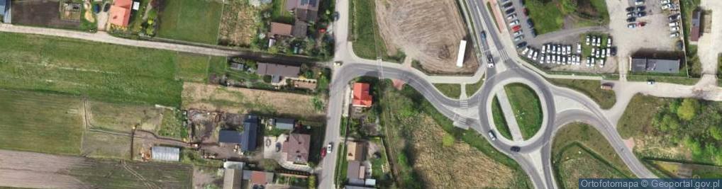 Zdjęcie satelitarne Borki ul.