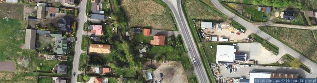 Zdjęcie satelitarne Borki ul.