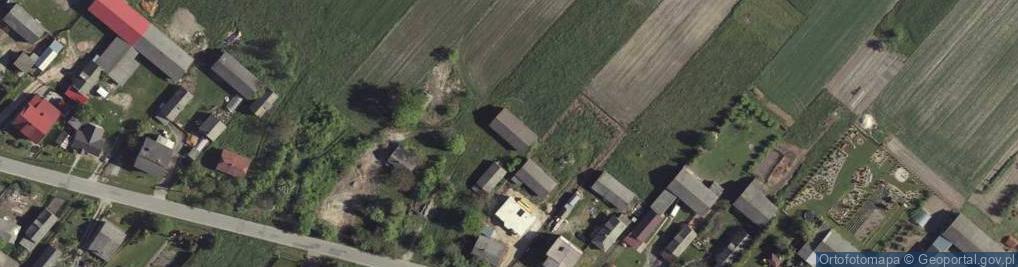 Zdjęcie satelitarne Borków ul.