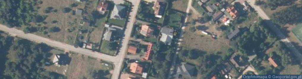 Zdjęcie satelitarne Borków ul.