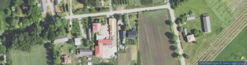 Zdjęcie satelitarne Borków ul.