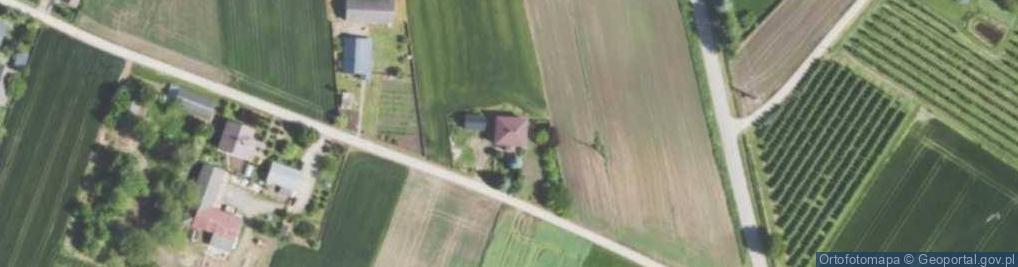 Zdjęcie satelitarne Borków ul.