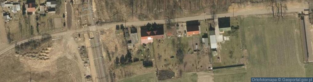 Zdjęcie satelitarne Borówek ul.