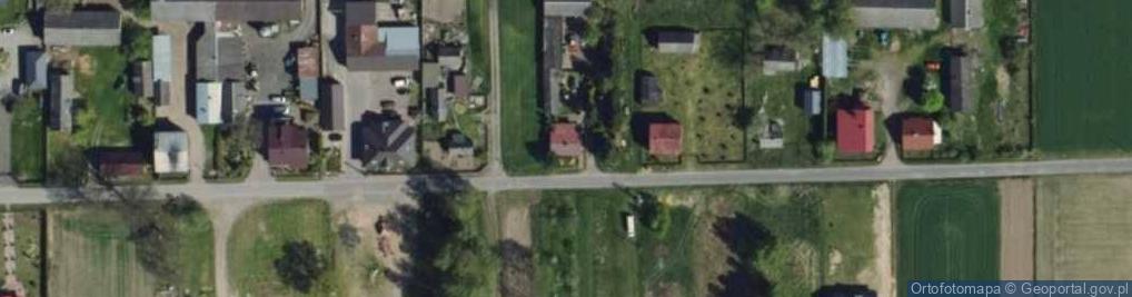 Zdjęcie satelitarne Borszewice Cmentarne ul.
