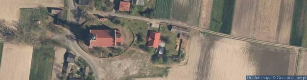 Zdjęcie satelitarne Borszewice Kościelne ul.