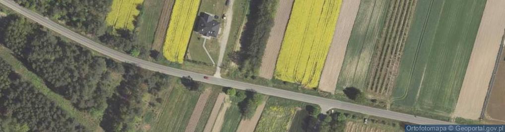 Zdjęcie satelitarne Borzechów ul.