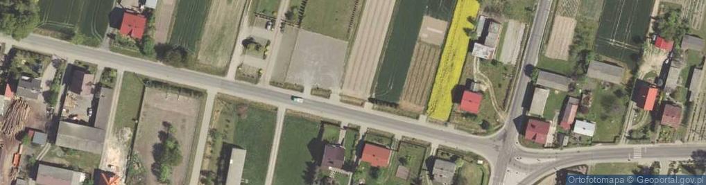 Zdjęcie satelitarne Borzechów ul.