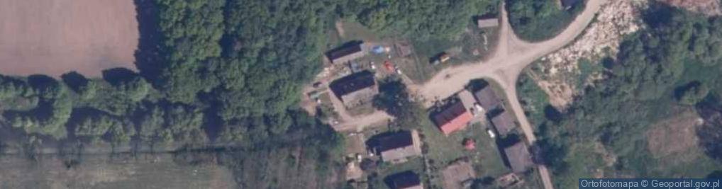 Zdjęcie satelitarne Borzęcino ul.
