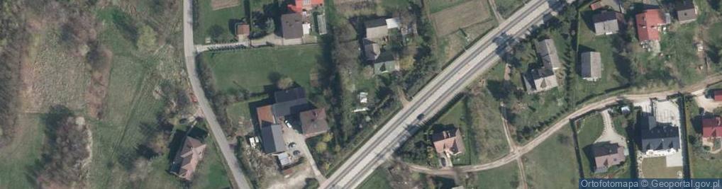 Zdjęcie satelitarne Borzęta ul.