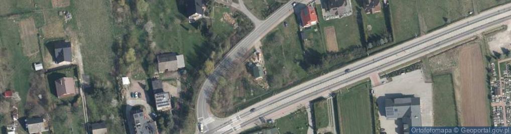 Zdjęcie satelitarne Borzęta ul.