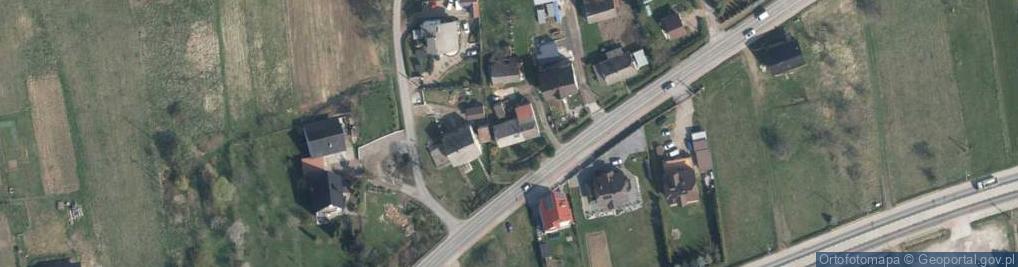 Zdjęcie satelitarne Borzęta ul.