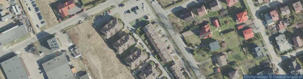 Zdjęcie satelitarne Botaniczna ul.