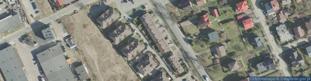 Zdjęcie satelitarne Botaniczna ul.