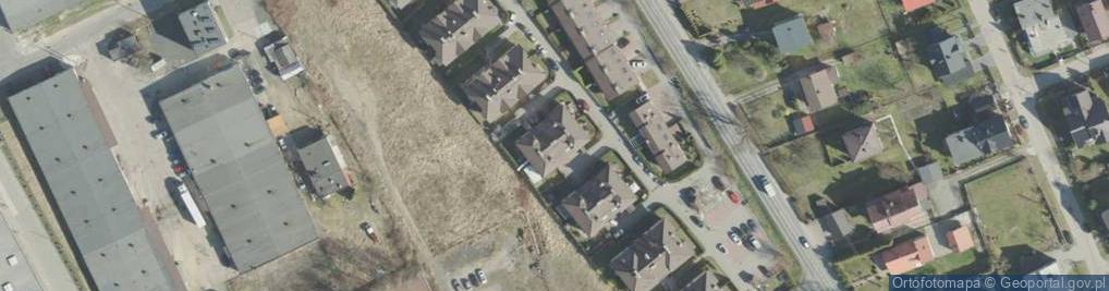 Zdjęcie satelitarne Botaniczna ul.