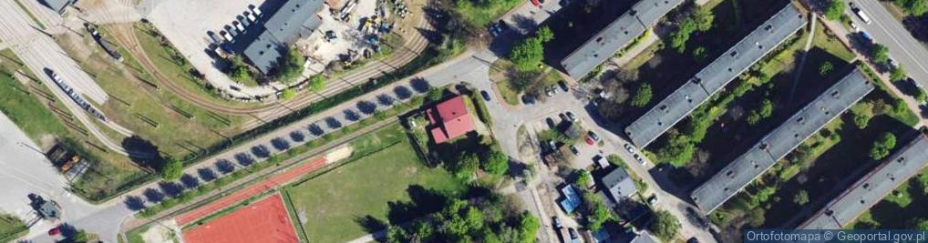 Zdjęcie satelitarne Botaniczna ul.