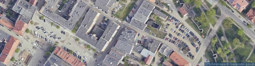 Zdjęcie satelitarne Bohaterów Getta ul.