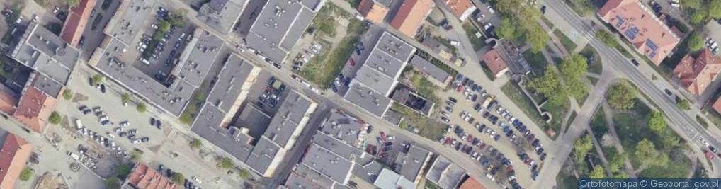 Zdjęcie satelitarne Bohaterów Getta ul.