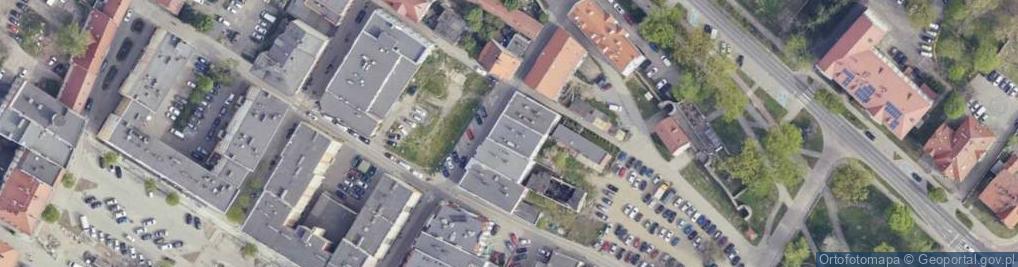Zdjęcie satelitarne Bohaterów Getta ul.