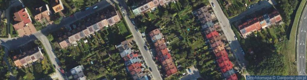 Zdjęcie satelitarne Borówkowa ul.