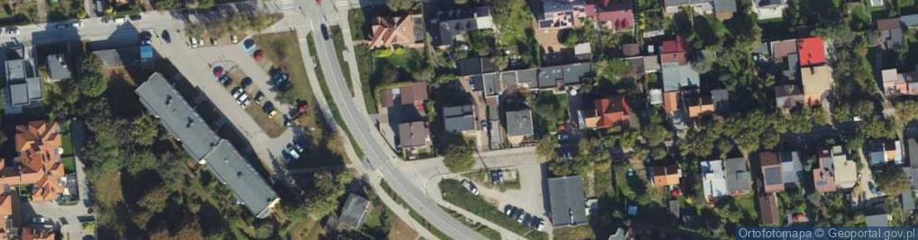 Zdjęcie satelitarne Bohaterów Getta Warszawskiego ul.