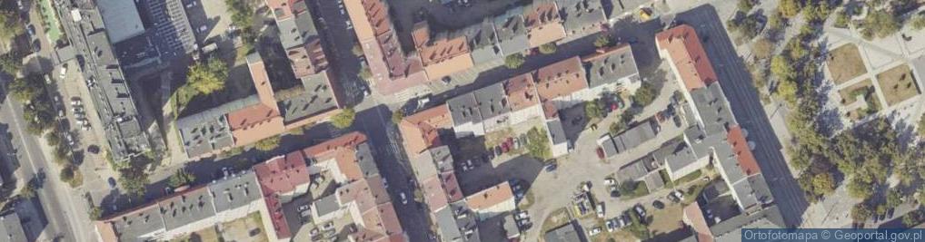 Zdjęcie satelitarne Bolesława Krzywoustego ul.