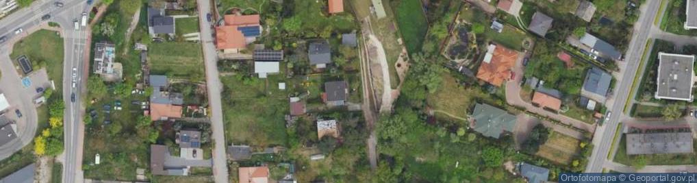 Zdjęcie satelitarne Bociania ul.
