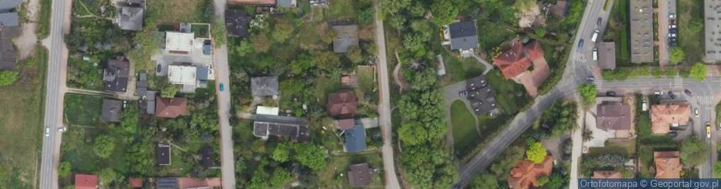 Zdjęcie satelitarne Bociania ul.