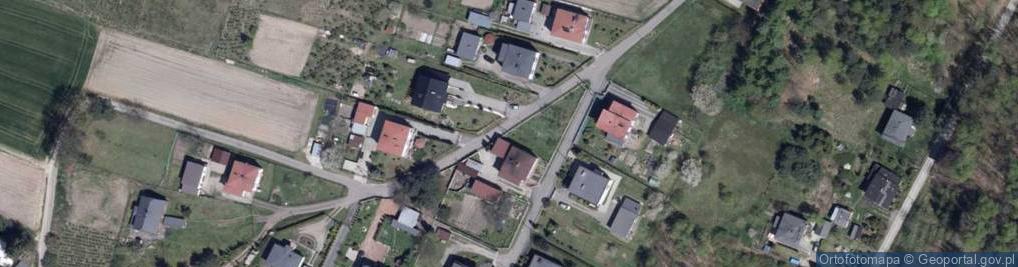 Zdjęcie satelitarne Borowików ul.