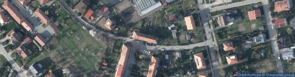 Zdjęcie satelitarne Bohaterów Getta ul.