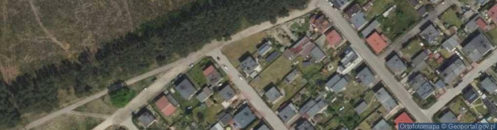 Zdjęcie satelitarne Borka ul.